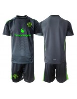 Manchester United Brankářské Venkovní dres pro děti 2025-26 Krátký Rukáv (+ trenýrky)